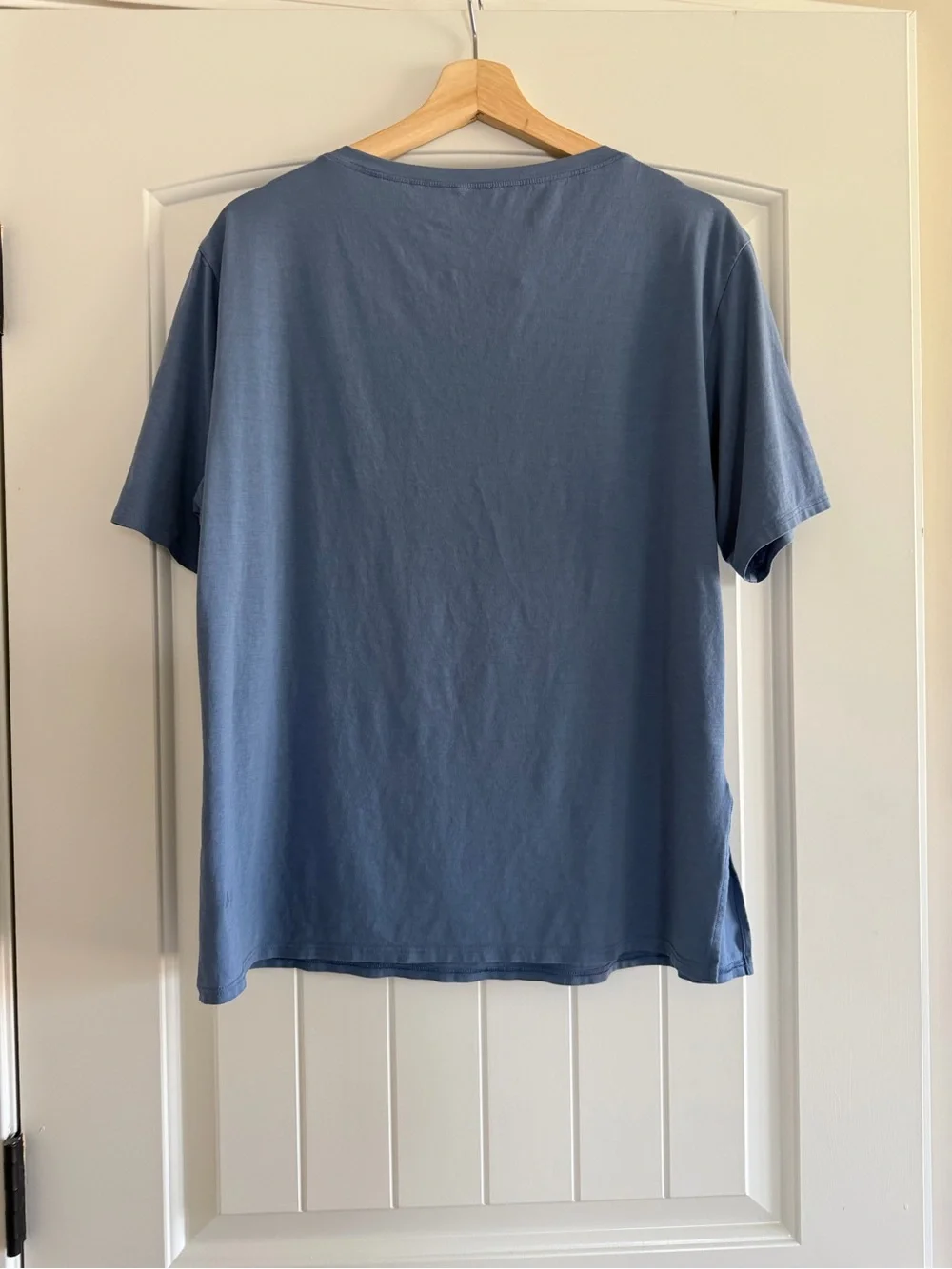 Lululemon Relaxed-Fit Boat Neck Women’s T-Shirt in Oasis Blue Size Medium Active